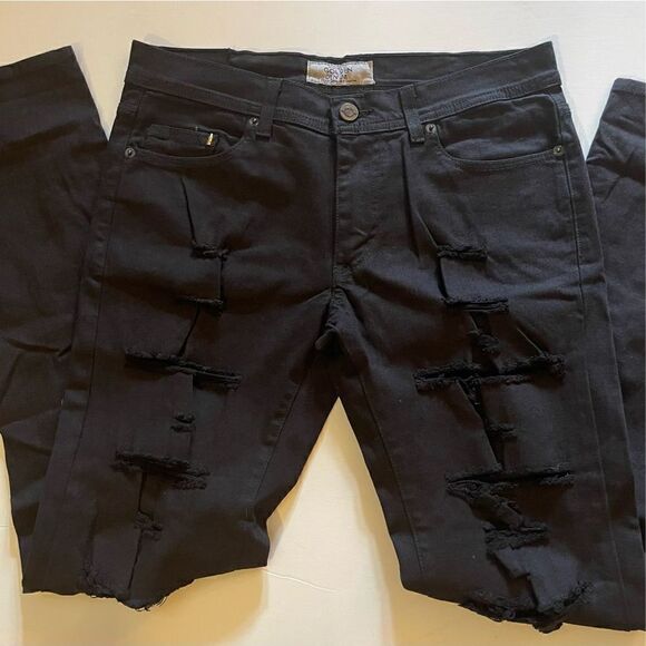 Golden Denim Distressed Skinny Jean - Picture 2 of 3